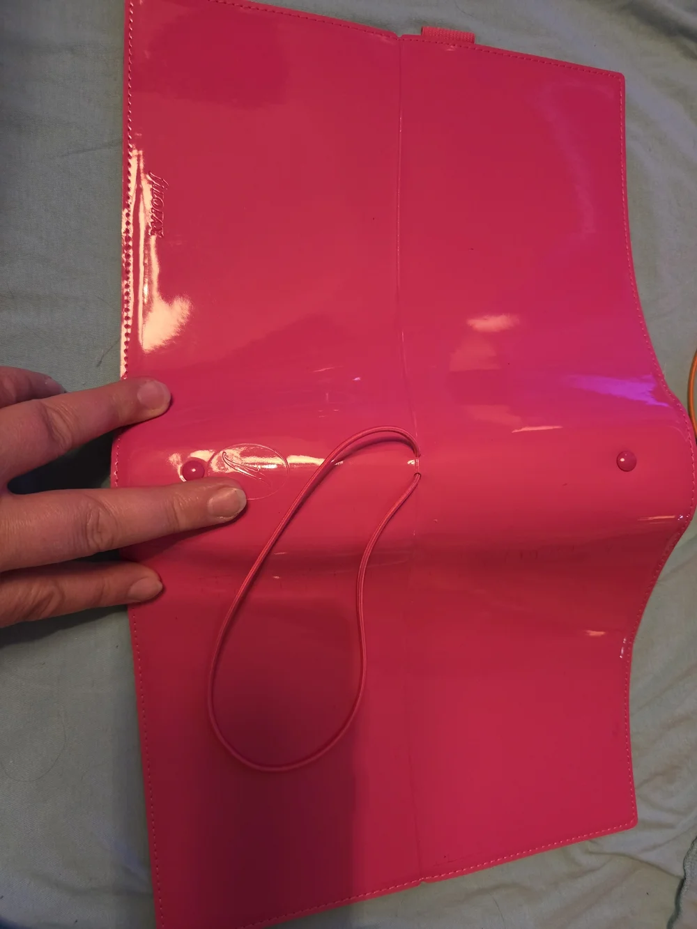 Bright Pink Patent Clutch - Women Bags
